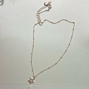 Rose Gold star necklace